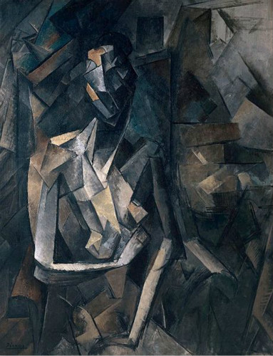 460px-Pablo_Picasso,_1909-10,_Figure_dans_un_Fauteuil_(Seated_Nude,_Femme_nue_assise),_oil_on_canvas,_92.1_x_73_cm,_Tate_Modern,_London_meitu_1