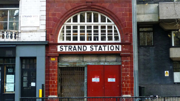 Aldwych station today