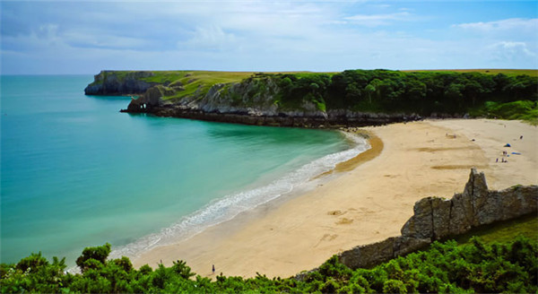 Barafundle Bay beach